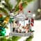 1.75" x 2.25" Silver Santa & Friends 2025 Ornament Frame by Studio Décor®
